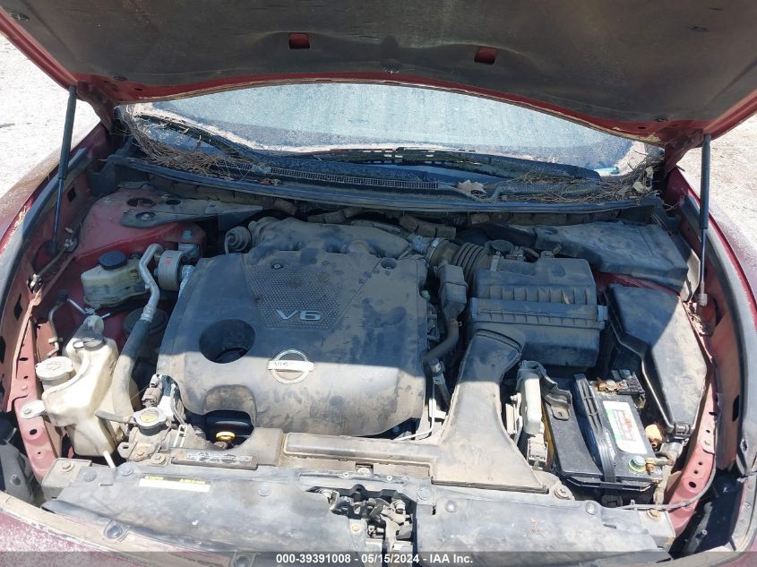 2009 Nissan Maxima 3.5 S VIN: 1N4AA51EX9C829345 Lot: 39391008