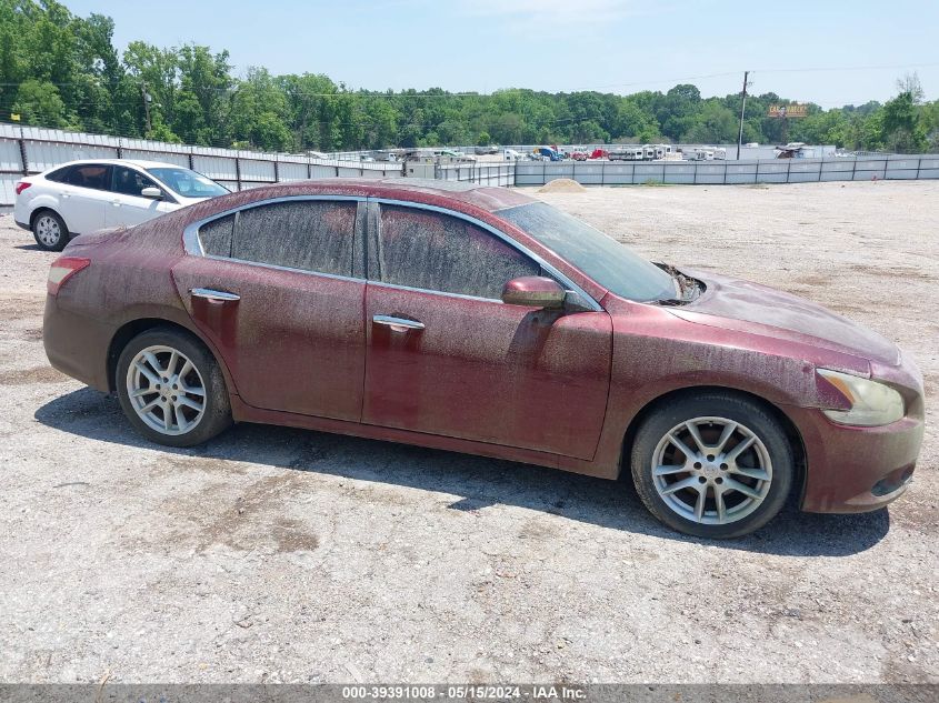 2009 Nissan Maxima 3.5 S VIN: 1N4AA51EX9C829345 Lot: 39391008