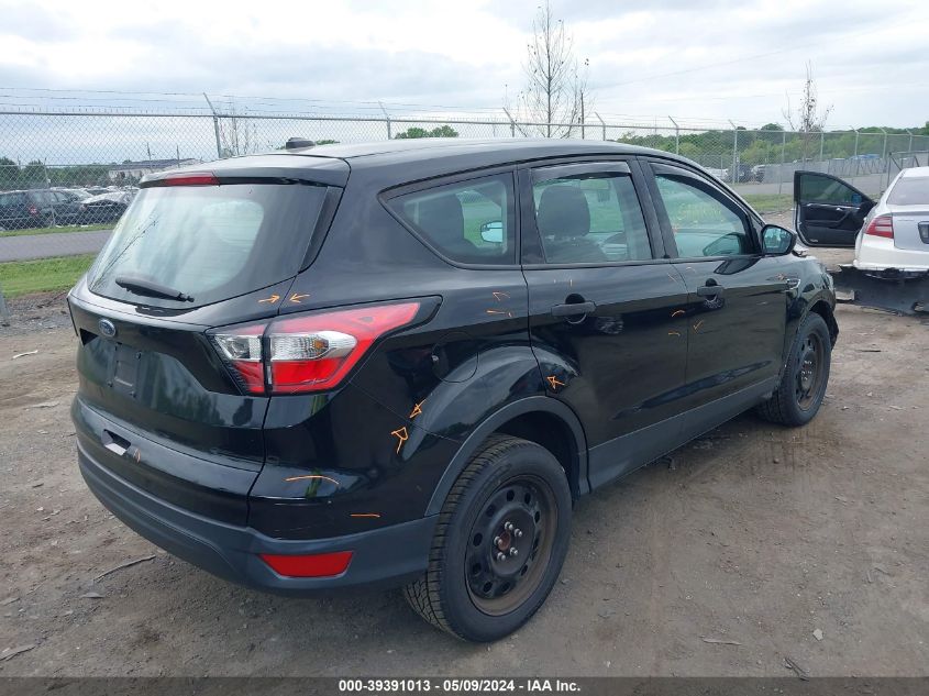 VIN 1FMCU0F71HUB65125 2017 FORD ESCAPE S