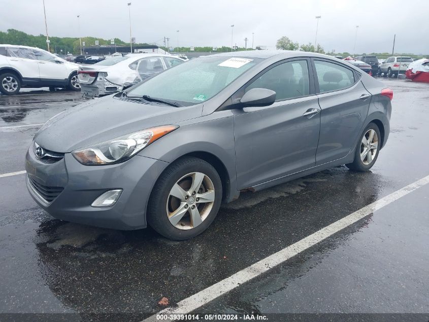 2012 Hyundai Elantra Gls VIN: 5NPDH4AE9CH100598 Lot: 39391014