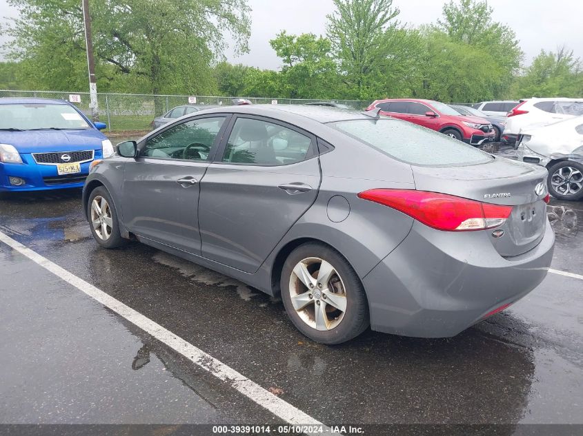 2012 Hyundai Elantra Gls VIN: 5NPDH4AE9CH100598 Lot: 39391014