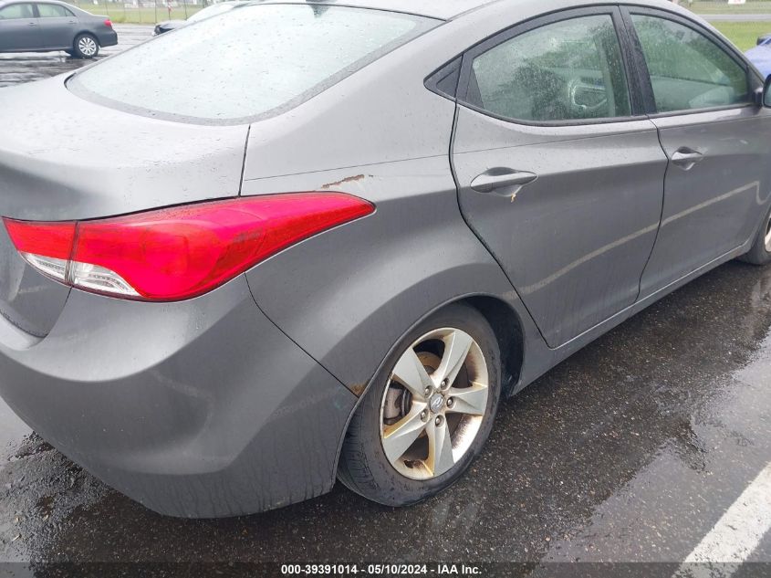2012 Hyundai Elantra Gls VIN: 5NPDH4AE9CH100598 Lot: 39391014