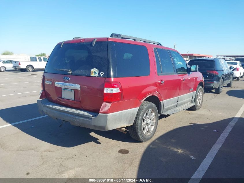 2007 Ford Expedition Xlt VIN: 1FMFU16507LA16033 Lot: 39391018