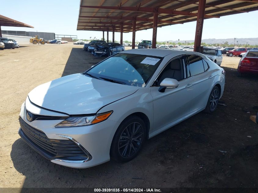 2022 Toyota Camry Xle Hybrid VIN: 4T1F31AK5NU571289 Lot: 39391035