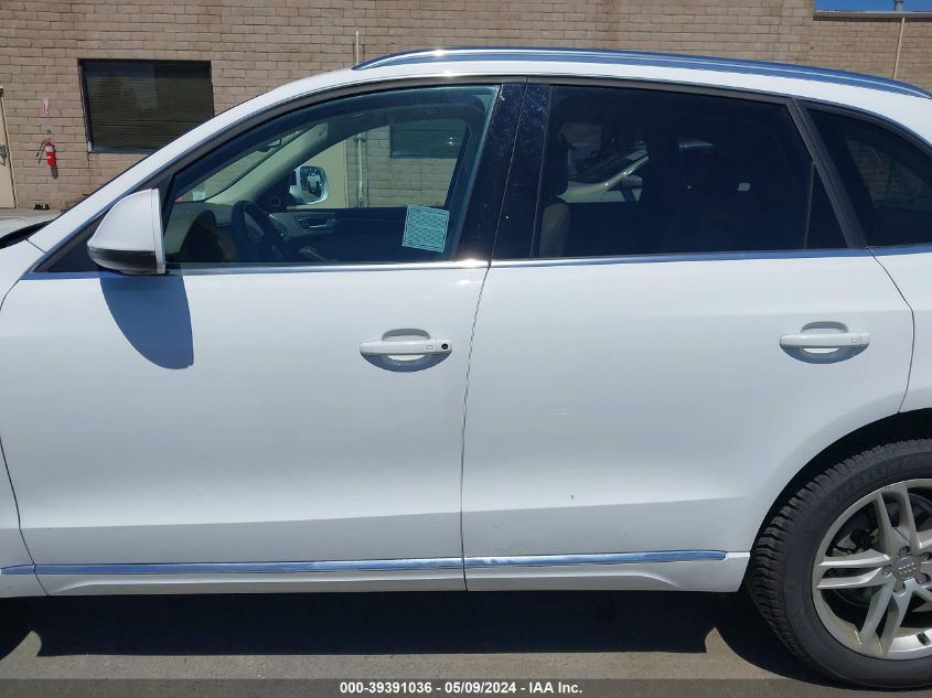 2014 Audi Q5 2.0T Premium VIN: WA1LFAFP8EA033684 Lot: 39391036