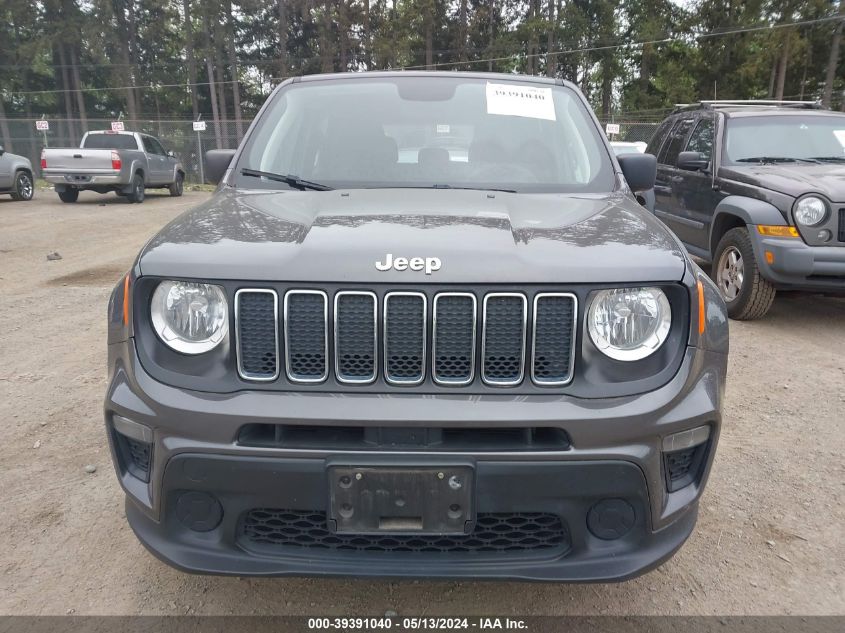 2019 Jeep Renegade Sport Fwd VIN: ZACNJAAB5KPK13433 Lot: 39391040
