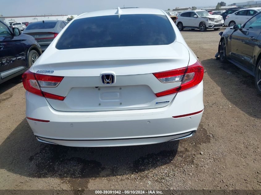 2022 Honda Accord Hybrid Ex-L VIN: 1HGCV3F59NA016056 Lot: 39391042