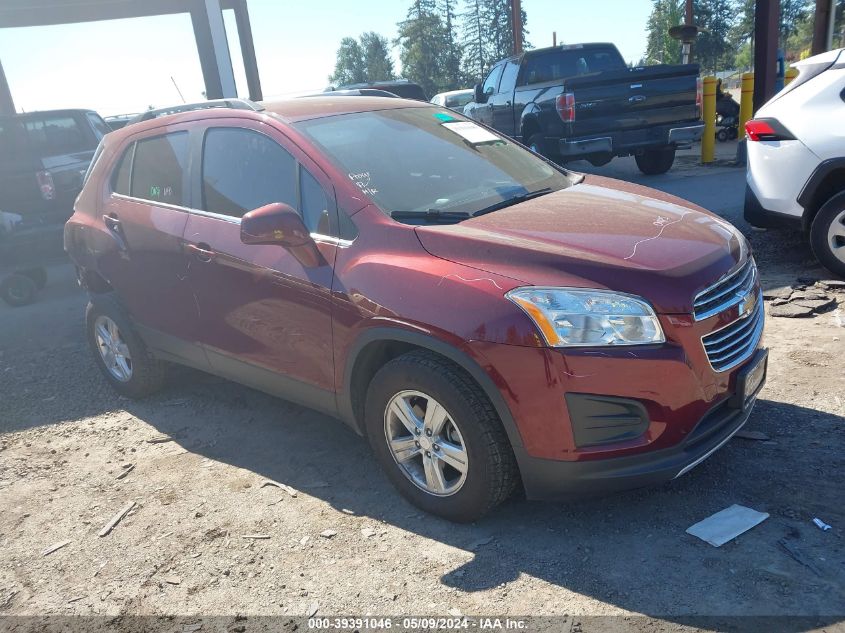 2016 Chevrolet Trax Lt VIN: 3GNCJPSB2GL236770 Lot: 39391046