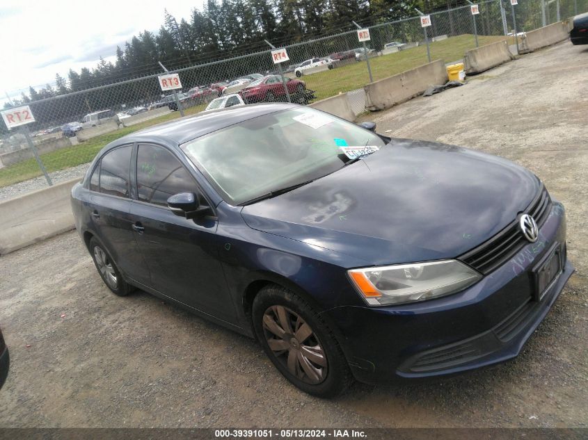 2012 Volkswagen Jetta Se VIN: 3VWDP7AJ3CM331666 Lot: 39391051