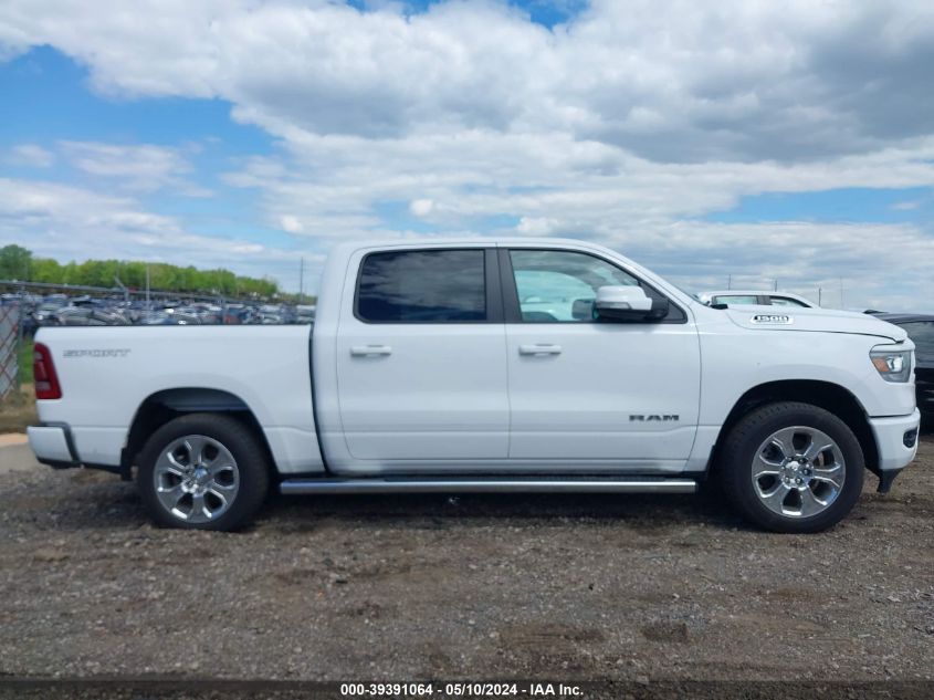 2021 Ram 1500 Big Horn 4X4 5'7 Box VIN: 1C6SRFFT1MN726033 Lot: 39391064