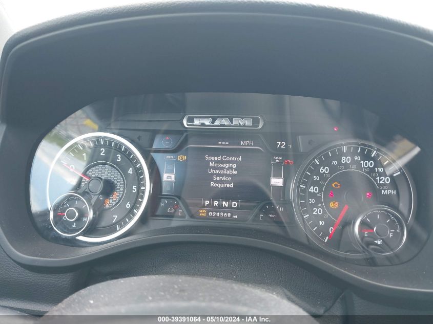 2021 Ram 1500 Big Horn 4X4 5'7 Box VIN: 1C6SRFFT1MN726033 Lot: 39391064