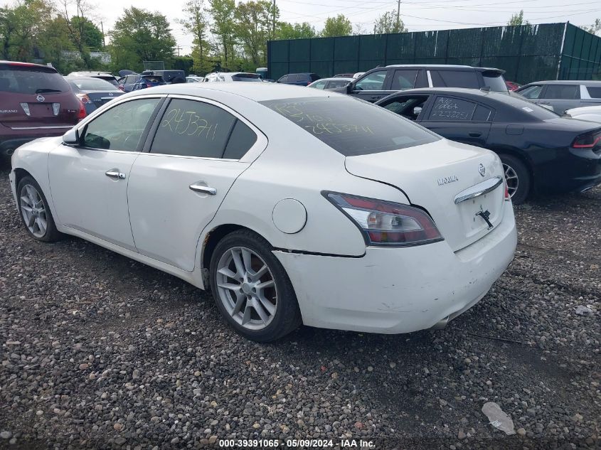 2012 Nissan Maxima 3.5 S VIN: 1N4AA5AP6CC842599 Lot: 39391065