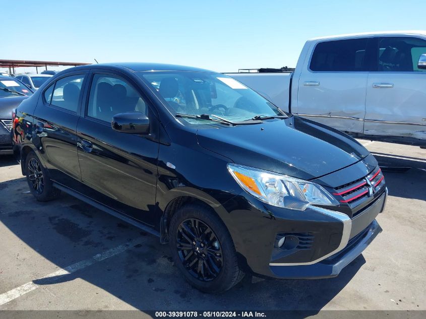 2022 Mitsubishi Mirage G4 Black Edition/Es/Le VIN: ML32FUFJ8NHF04955 Lot: 39391078