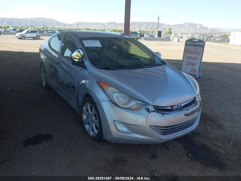 2013 Hyundai Elantra Gls VIN: 5NPDH4AE1DH167374 Lot: 39391087