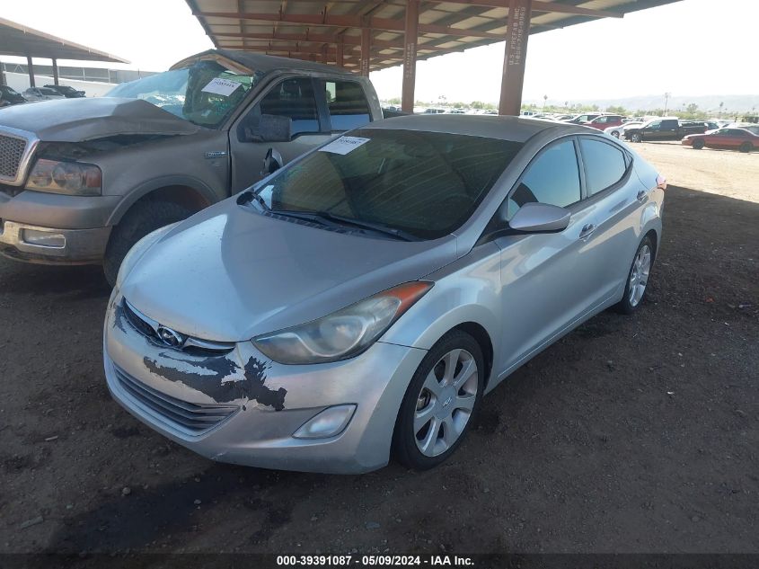 2013 Hyundai Elantra Gls VIN: 5NPDH4AE1DH167374 Lot: 39391087