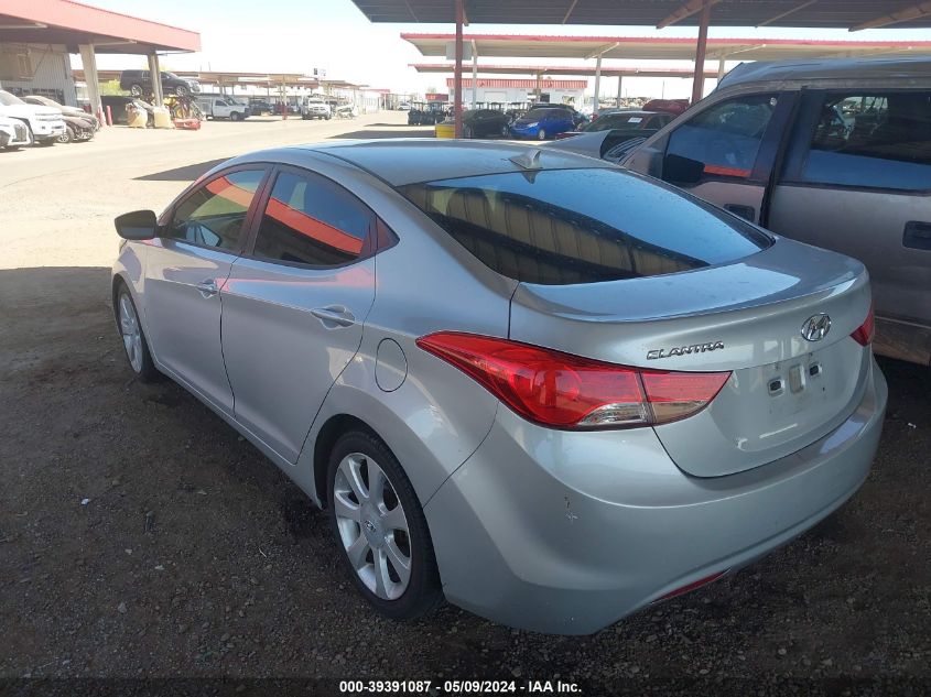 2013 Hyundai Elantra Gls VIN: 5NPDH4AE1DH167374 Lot: 39391087