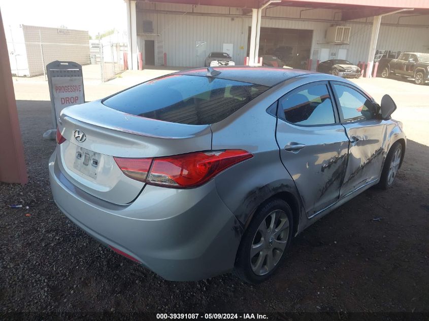 2013 Hyundai Elantra Gls VIN: 5NPDH4AE1DH167374 Lot: 39391087