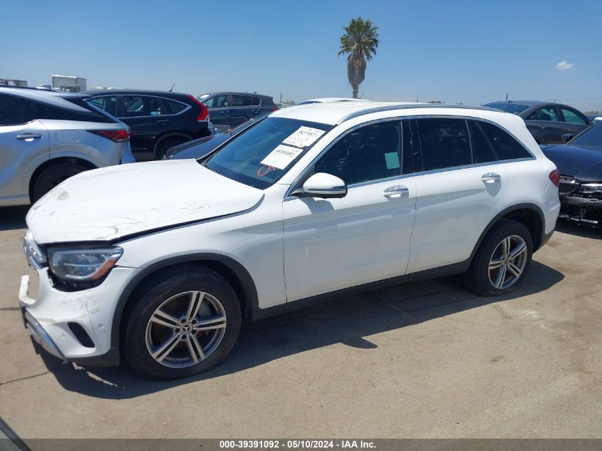 2021 Mercedes-Benz Glc 300 Suv VIN: W1N0G8DBXMV307036 Lot: 39391092