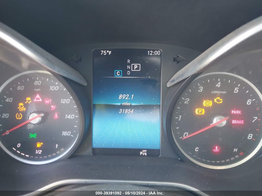 2021 Mercedes-Benz Glc 300 Suv VIN: W1N0G8DBXMV307036 Lot: 39391092