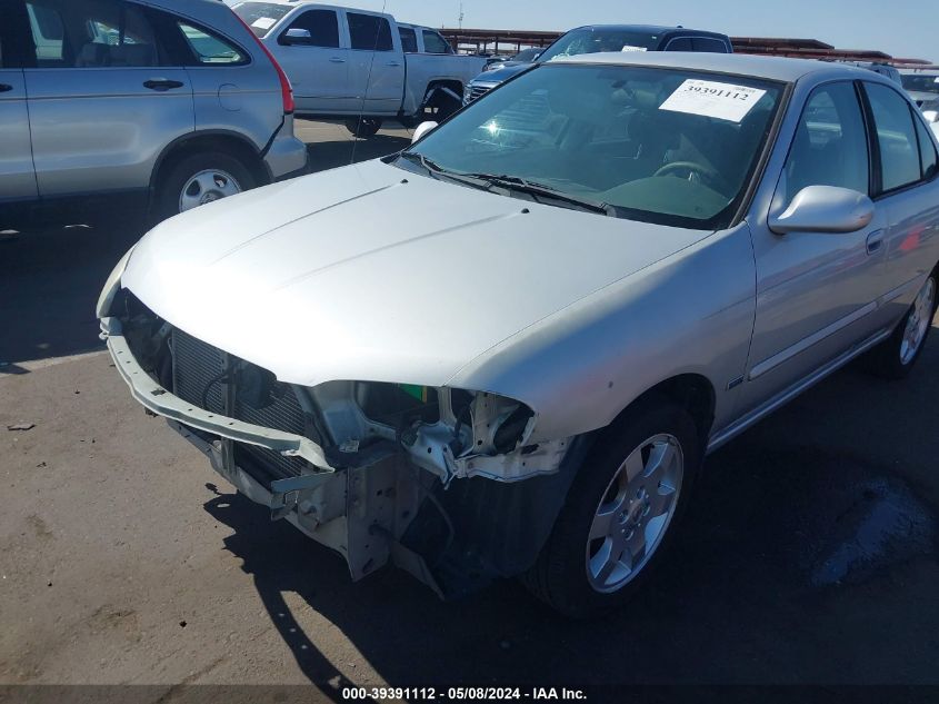 2006 Nissan Sentra 1.8S VIN: 3N1CB51D56L513586 Lot: 39391112