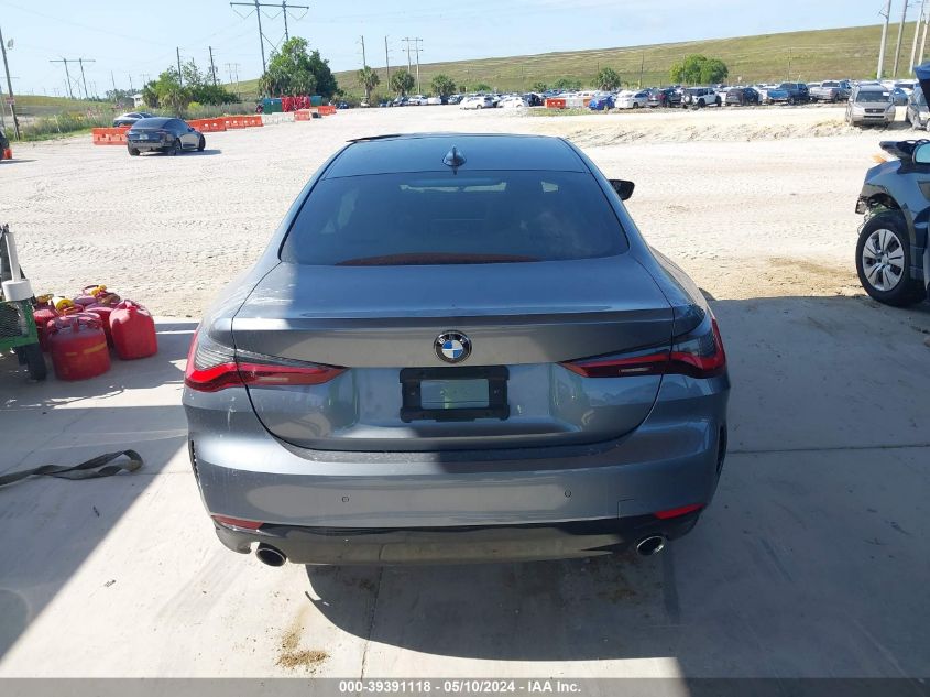 2021 BMW 430I VIN: WBA53AP02MCH03614 Lot: 39391118