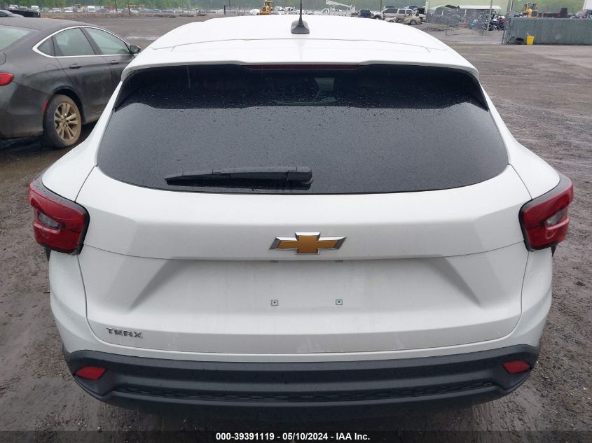 2024 Chevrolet Trax Fwd Sp VIN: KL77LFE29RC081589 Lot: 39391119