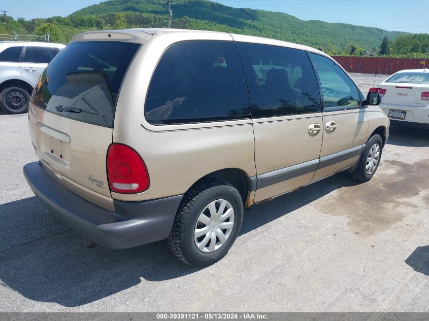 2000 Chrysler Voyager Se VIN: 2C4GJ45G8YR697413 Lot: 39391121