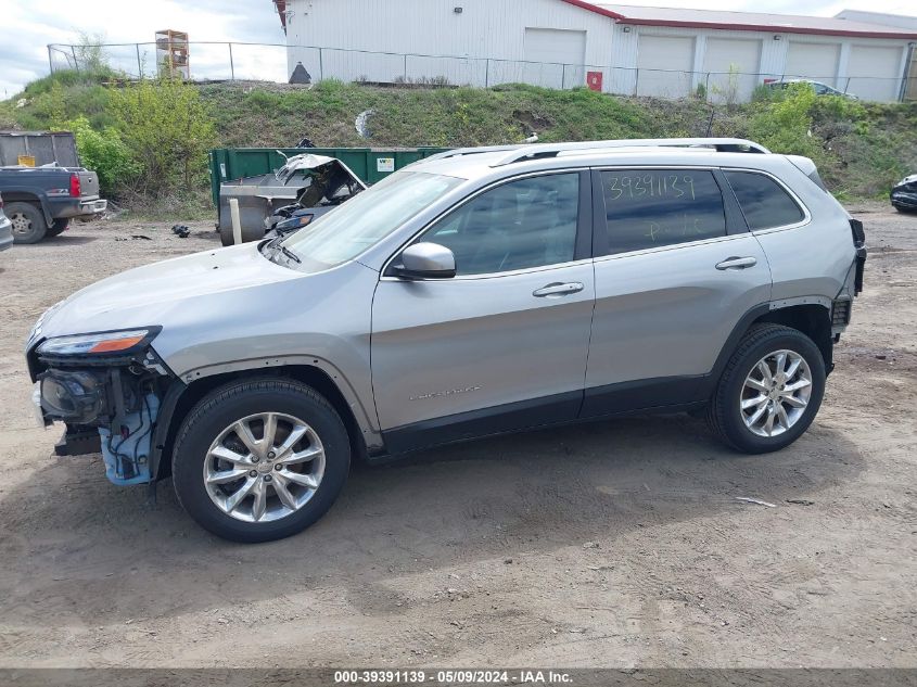 2016 Jeep Cherokee Limited VIN: 1C4PJMDS2GW132926 Lot: 39391139