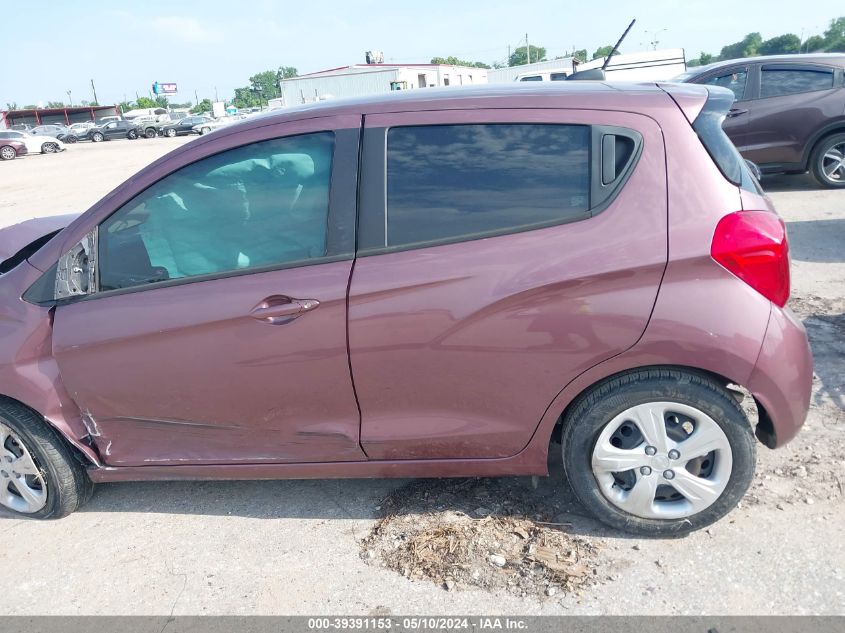 2021 Chevrolet Spark Fwd Ls Automatic VIN: KL8CB6SA7MC740738 Lot: 39391153