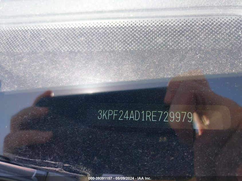 2024 Kia Forte Lxs VIN: 3KPF24AD1RE729979 Lot: 39391157