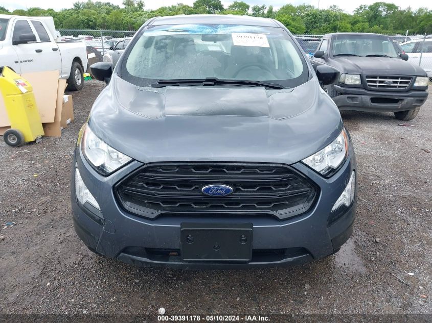 2022 Ford Ecosport S VIN: MAJ6S3FL4NC467604 Lot: 39391178
