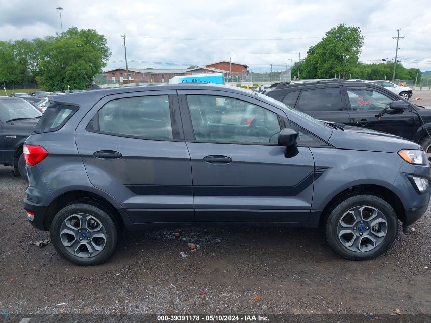 2022 Ford Ecosport S VIN: MAJ6S3FL4NC467604 Lot: 39391178