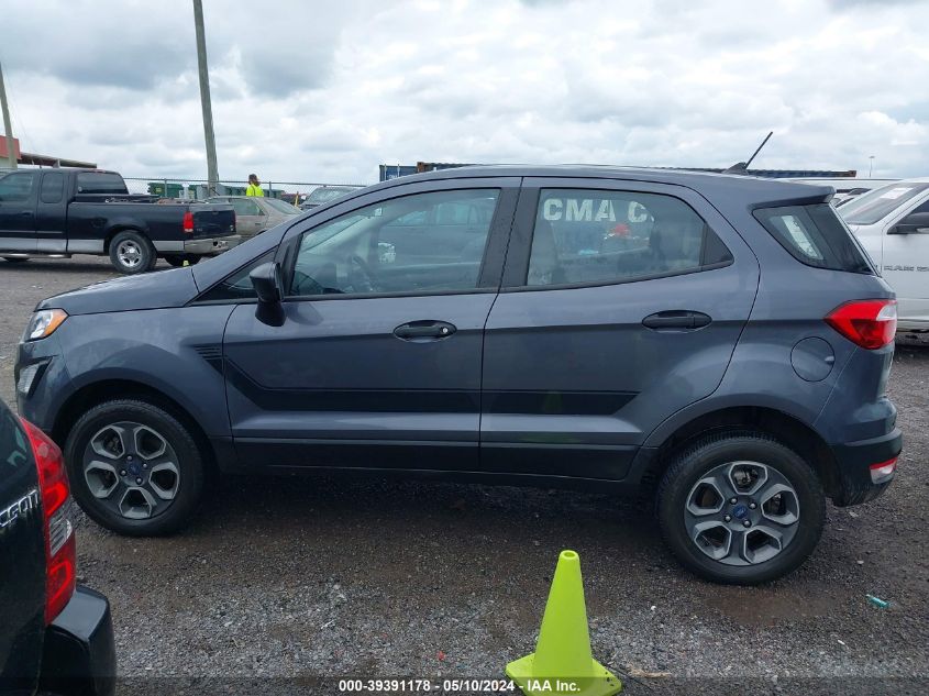 2022 Ford Ecosport S VIN: MAJ6S3FL4NC467604 Lot: 39391178