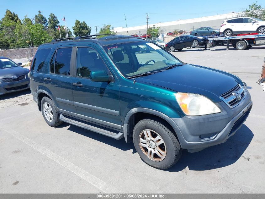 2003 Honda Cr-V Ex VIN: JHLRD78873C044162 Lot: 39391201