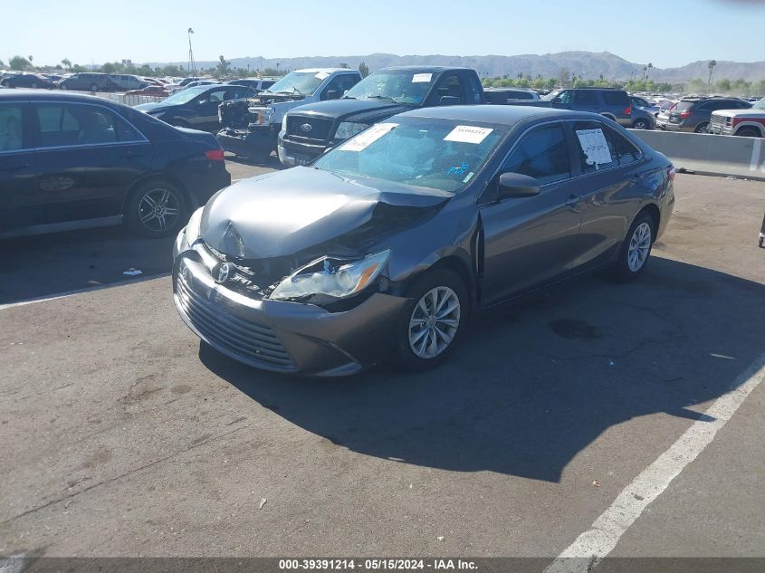 2015 Toyota Camry Le VIN: 4T1BF1FK3FU088805 Lot: 39391214