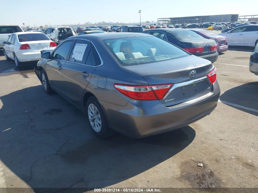 2015 Toyota Camry Le VIN: 4T1BF1FK3FU088805 Lot: 39391214