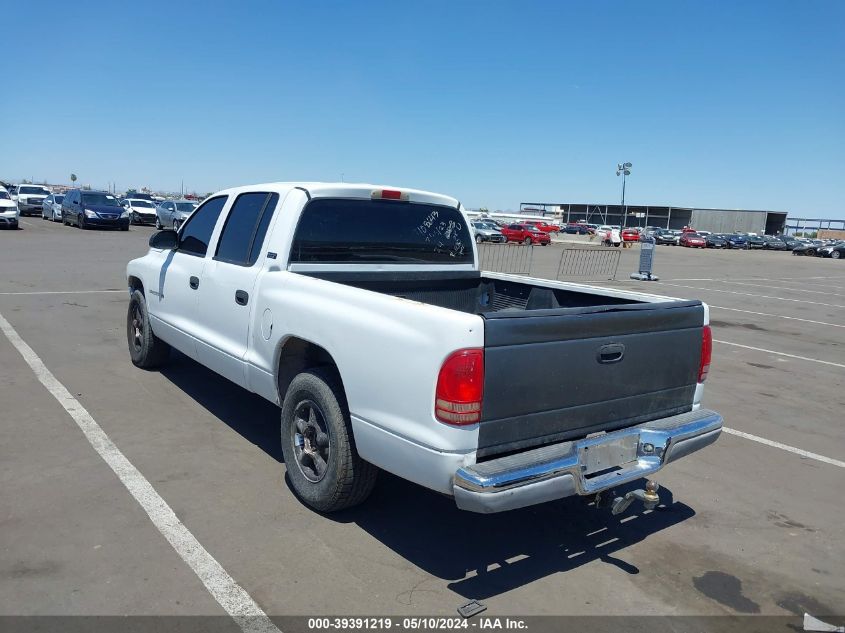 2000 Dodge Dakota Slt/Sport VIN: 1B7GL2AX2YS772190 Lot: 39391219