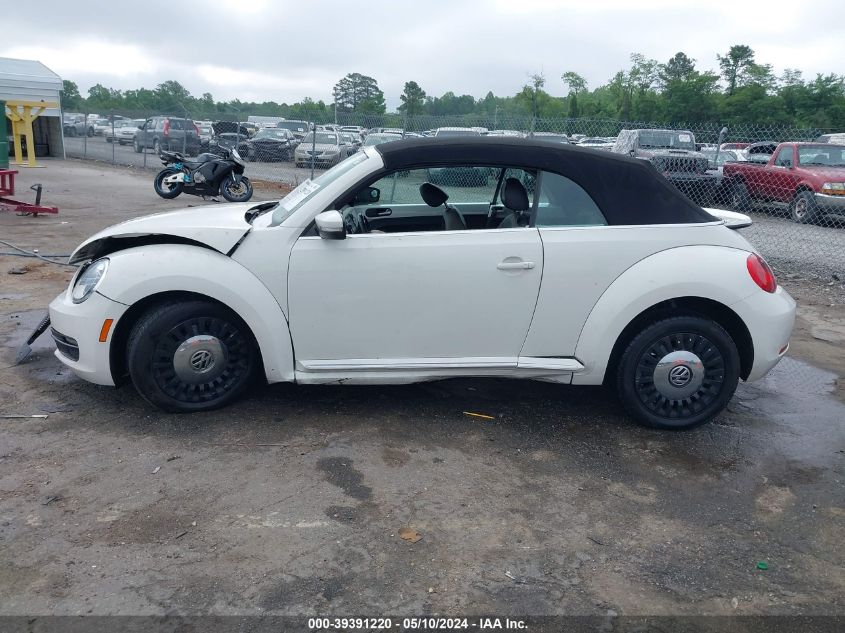 2013 Volkswagen Beetle 2.5L VIN: 3VW5X7AT3DM832337 Lot: 39391220