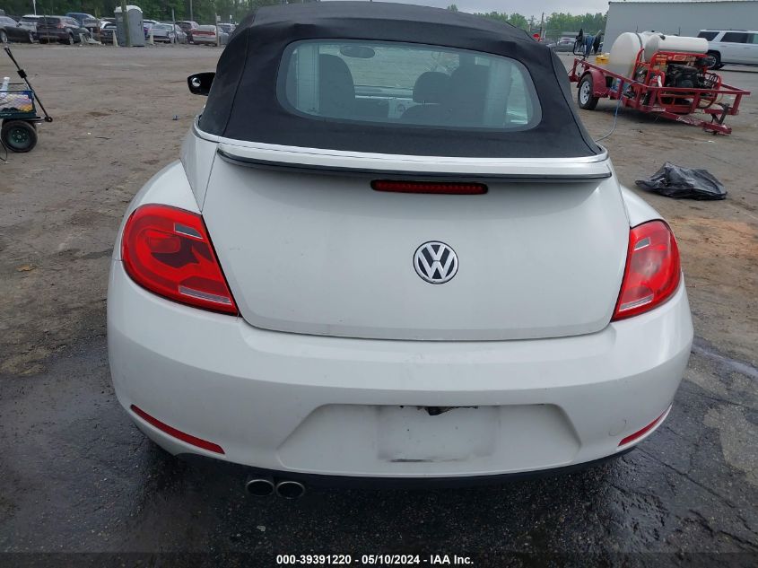 2013 Volkswagen Beetle 2.5L VIN: 3VW5X7AT3DM832337 Lot: 39391220