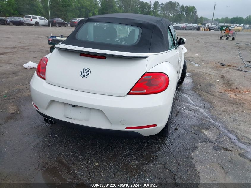 2013 Volkswagen Beetle 2.5L VIN: 3VW5X7AT3DM832337 Lot: 39391220