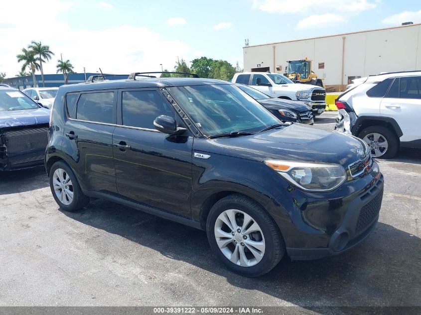 2014 Kia Soul + VIN: KNDJP3A52E7046794 Lot: 39391222