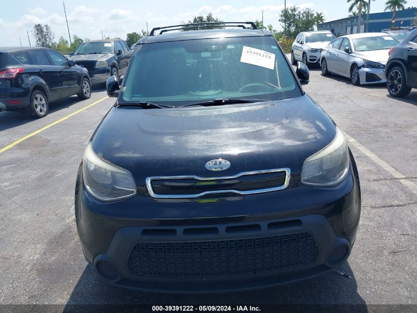 2014 Kia Soul + VIN: KNDJP3A52E7046794 Lot: 39391222