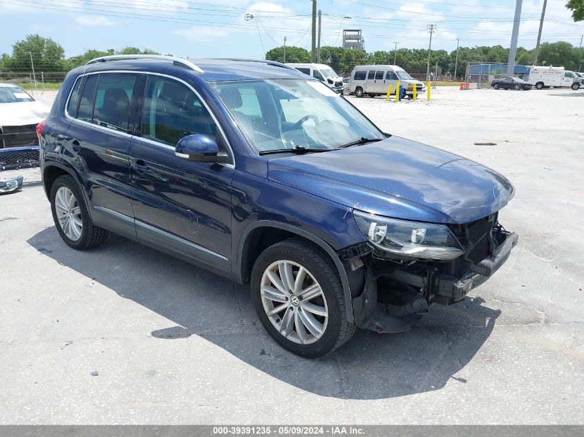 2014 Volkswagen Tiguan Se VIN: WVGAV3AX6EW617454 Lot: 39391235