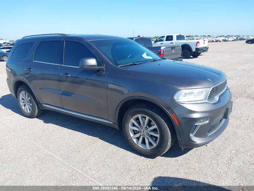 2021 Dodge Durango Sxt Plus Rwd VIN: 1C4RDHAG2MC688934 Lot: 39391246