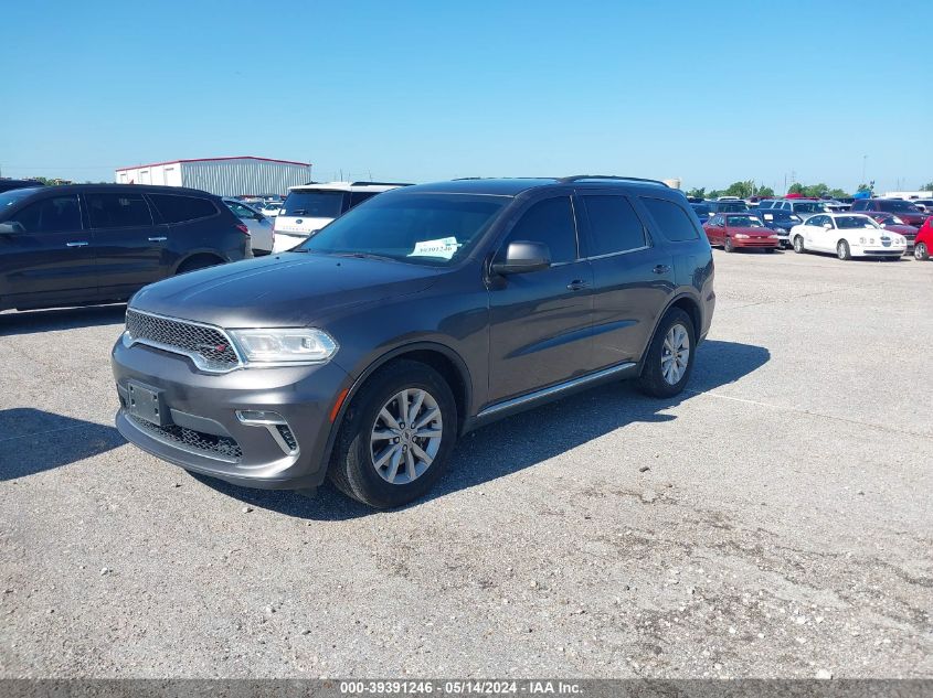 2021 Dodge Durango Sxt Plus Rwd VIN: 1C4RDHAG2MC688934 Lot: 39391246