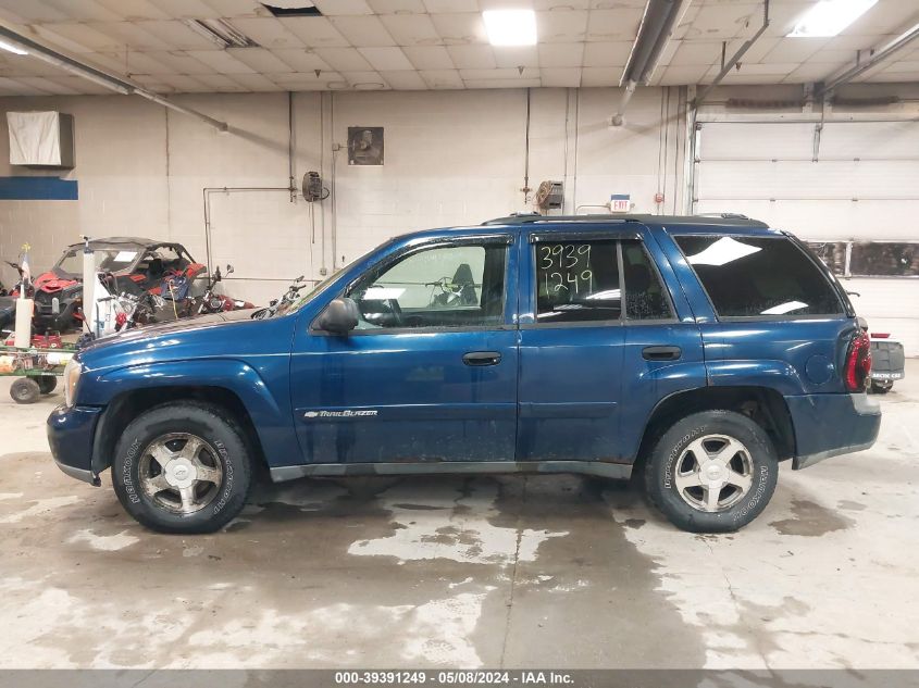 2003 Chevrolet Trailblazer Lt VIN: 1GNDT13S732287400 Lot: 39391249