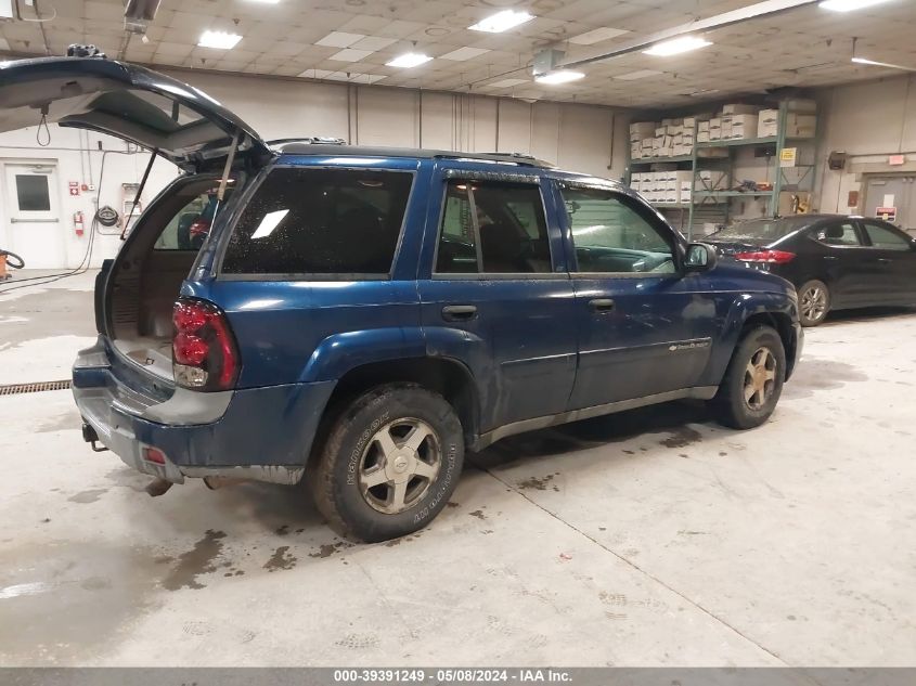 2003 Chevrolet Trailblazer Lt VIN: 1GNDT13S732287400 Lot: 39391249