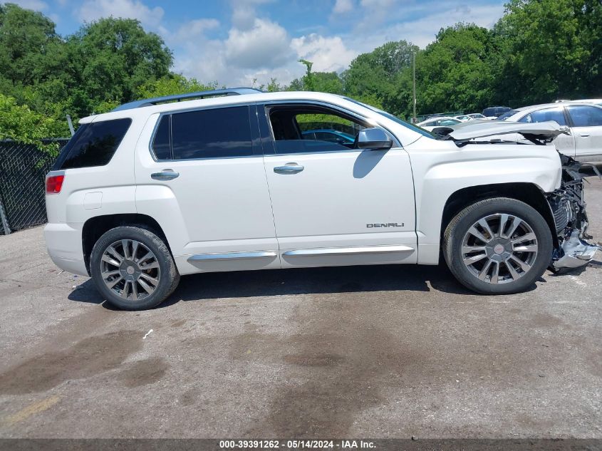 2017 GMC Terrain Denali VIN: 2GKFLVE35H6166149 Lot: 39391262