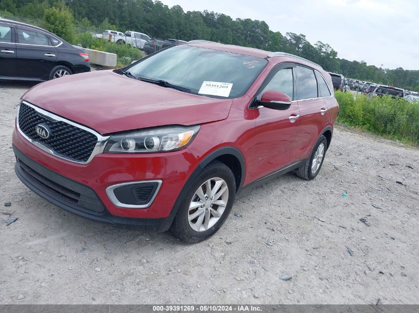 2016 Kia Sorento 2.4L Lx VIN: 5XYPG4A33GG011167 Lot: 39391269