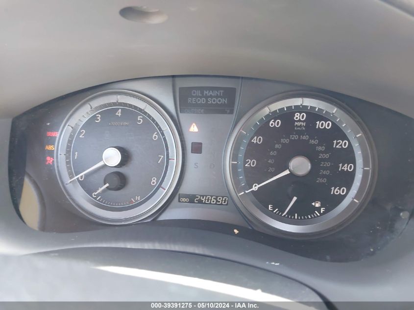 2008 Lexus Es 350 VIN: JTHBJ46G782230618 Lot: 39391275